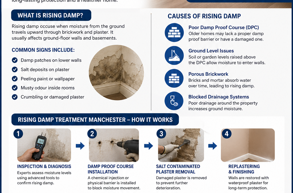 Rising damp treatment Manchester